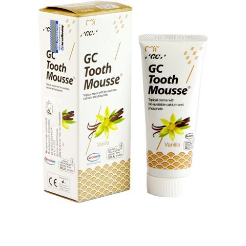 Тусс Мусс (Tooth Mousse), для снижения чувствительности, 40г, Ваниль, GC