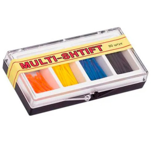 Беззольные штифты, ассорти, 4 вида (4х20шт), Multi-Shtift