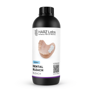 Материал для 3D печати Dental Bleach, белый, 1кг, LCD/DLP, HARZ LABS