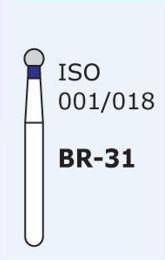 Боры алмазные BR-31 (5шт) , МАНИ