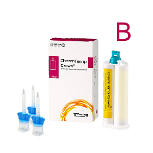 ЧармТемп Краун (CharmTemp Crown), B, Мат-л д/изгот. врем. коронок и мостов, 50мл+10канюль, DentKist