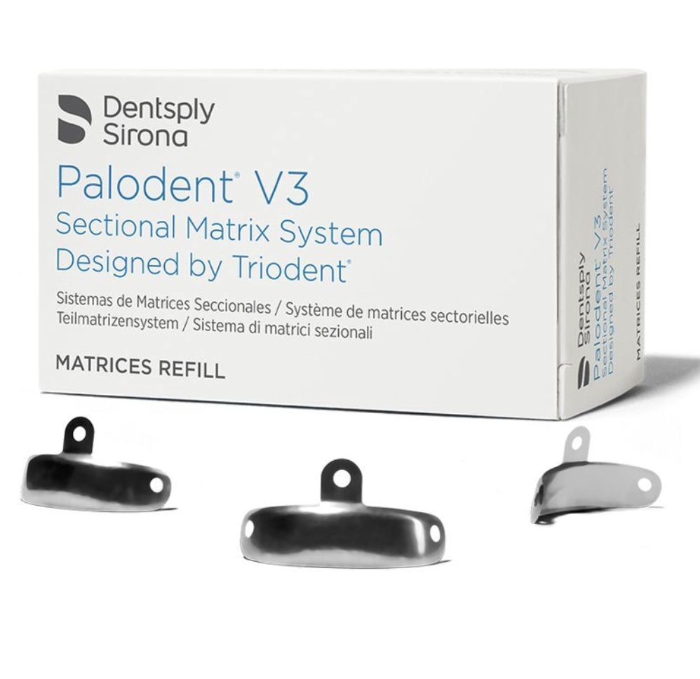 Матрицы Палодент (Palodent V3 Sectional Matrix System Matrices Refill), 6,5мм 50шт, 659750V, ДЕНТСПЛАЙ