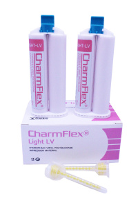 ЧармФлекс Лайт (CharmFlex Light LV ), Корригирующий слепочный материал, низкой жесткости, 2катр.х50мл+6, DentKist