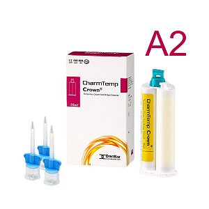 ЧармТемп Краун (CharmTemp Crown), A2, материал для изготовления временных коронок, 50мл+10канюль, DentKist