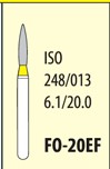 Боры алмазные FO-20EF (5шт), МАНИ