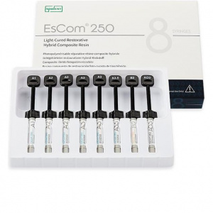 ЭсКом 250 (EsCom250 Kit), Пломбировочный материал, 8шпрх4г, Spident