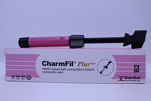 ЧармФил Плюс Рефил (CharmFil Plus Refill), B2, светоотверждаемый пломбировочный материал, шприц, 4г, DentKist