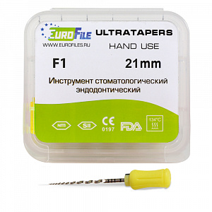 Ручные файлы ProTaper Hand 21мм F4 (6шт), ЕВРОФАЙЛ