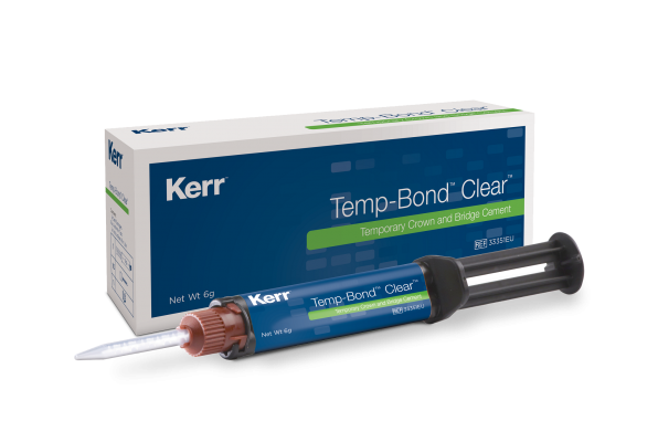 Темп-бонд Клир (TempBond Clear), цемент, 1шпр.х 6гр, 33351, KERR