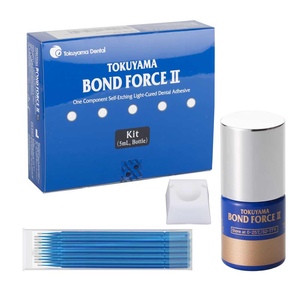 Ii kit. Бонд Форс - Tokuyama Bond Force II Kit. Tokuyama Bond Force поколение. Адгезив стоматологический Tokuyama Bond Force 5 мл. Bond Force II (5мл.), Tokuyama Dental.