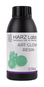 Материал для 3D печати Art Glow, 0,5кг, LCD/DLP, HARZ LABS