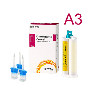 ЧармТемп Краун (CharmTemp Crown), A3, Мат-л д/изгот. врем. коронок и мостов, 50мл+10канюль, DentKist