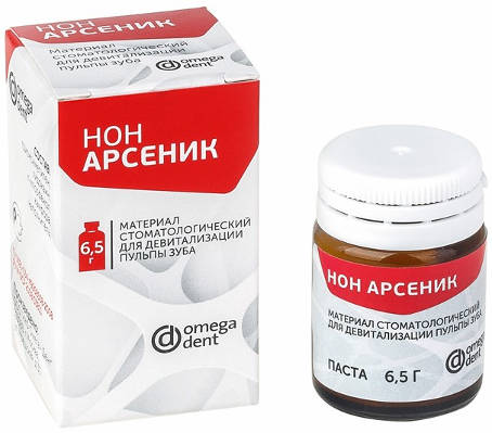 Паста «Non Arsenic» для девитализации пульпы без мышьяка (6,5г), ОМЕГА