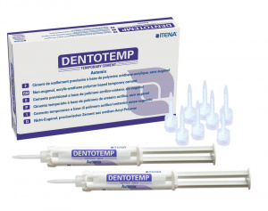 ДентоTемп Автомикс (DentoTemp automix), для долговремен. фиксац., 2шпрх10мл), ITENA