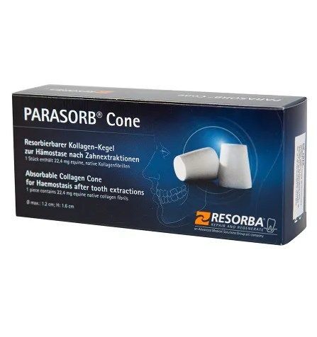 Губка Parasorb Cone (конус) d1,2см h1,6см 10штук, Resorba