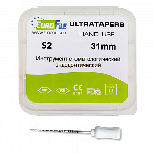 Ручные файлы ProTaper Hand 31мм S2 (6шт), ЕВРОФАЙЛ