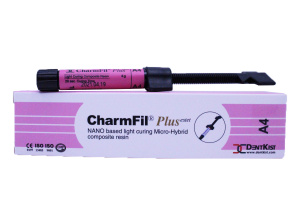 ЧармФил Плюс Рефил (CharmFil Plus Refill), A4, светоотверждаемый пломбировочный материал, шприц, 4г, DentKist