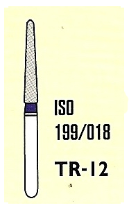 Боры алмазные TR-12 (5шт), МАНИ