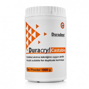 Пластмасса холодной полимеризации Duradent Duracryl Castable,порошок (1кг), Duradent