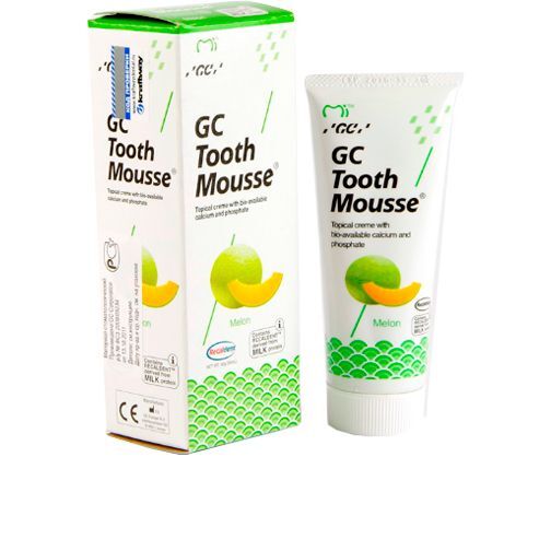 Тусс Мусс (Tooth Mousse), для снижения чувствительности, 40г, Дыня,  GC