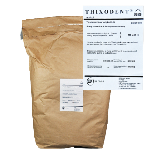 Гипс Тиксодент (Thixodent) 4 класс (5кг), BK Giulini Chemie