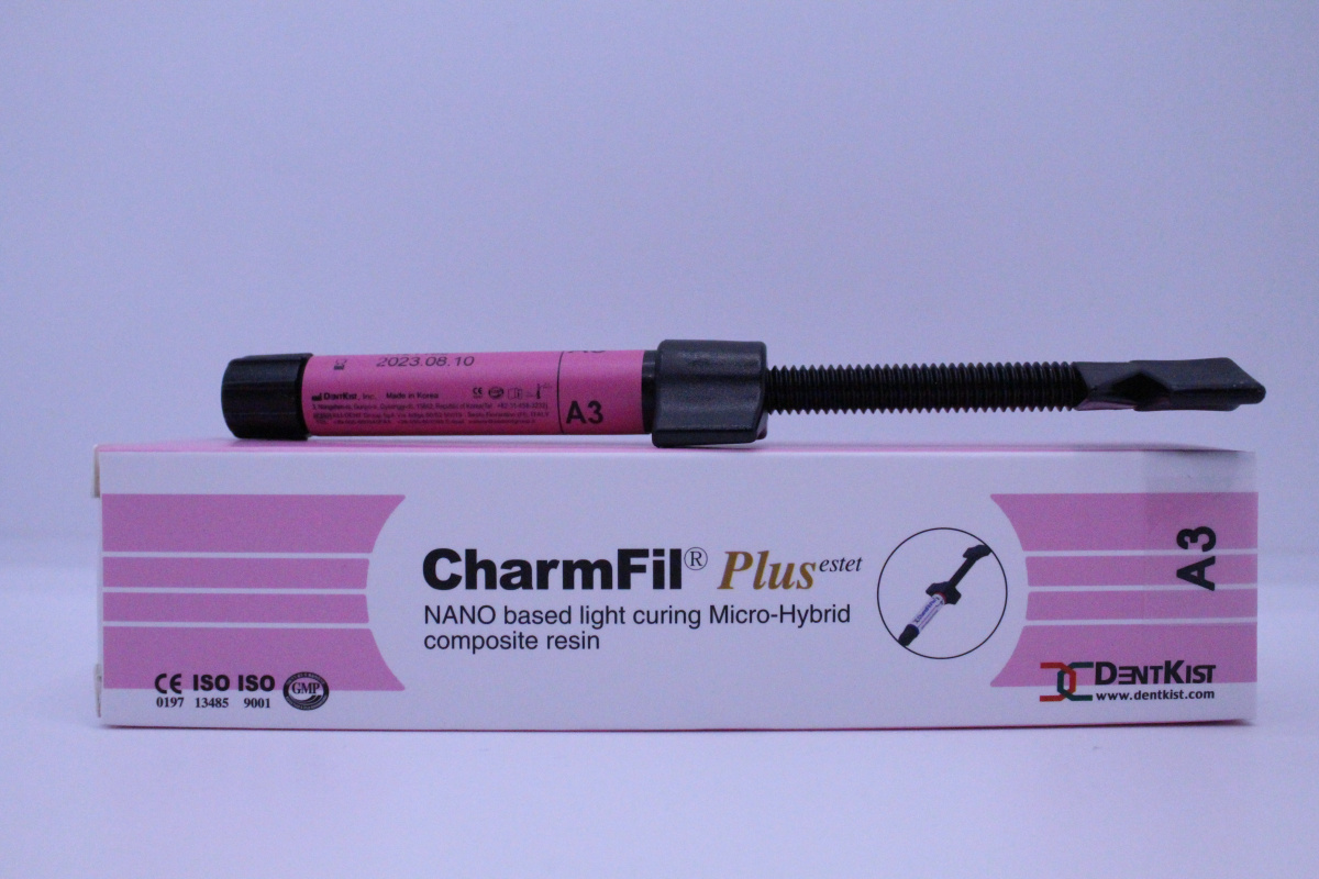 ЧармФил Плюс Рефил (CharmFil Plus Refill), A3, светоотверждаемый пломбировочный материал, шприц, 4г, DentKist