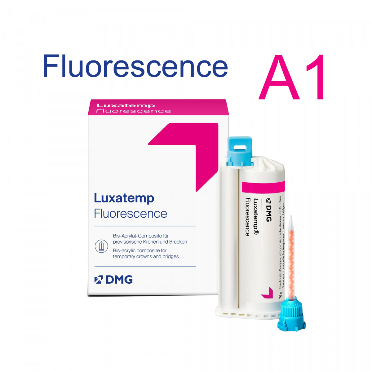 Люксатемп Флуоресцентный (Luxatemp Fluorescence), А1 картридж 76г, 110585, DMG