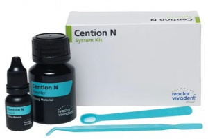 Центион Н (Набор Cention N System Kit), набор, порошок30г+жидкость8г, A2, 684196AN, Ивоклар-Вивадент  