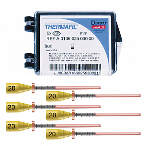 Обтураторы ТЕРМАФИЛ (Obturators Thermafil) №20 (6шт), A016602502012, МАЛИФЕР