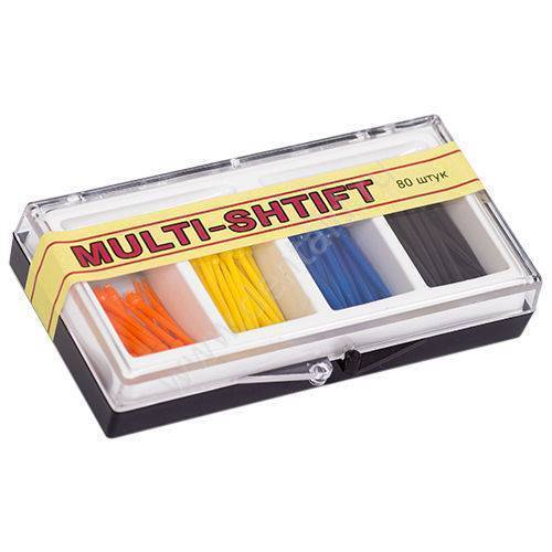 Беззольные штифты №2 желтые, (80шт), 1,2мм, Multi-Shtift