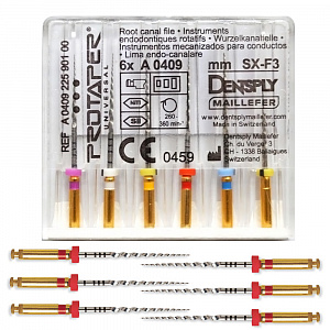 Машинные файлы ProTaper 31мм F2 (6шт), A041123110212, МАЛИФЕР