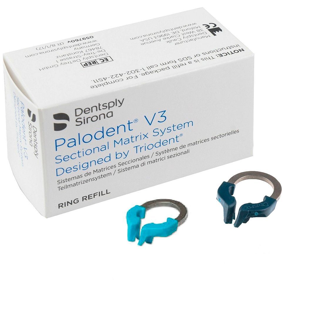 Кольца Палодент (Palodent V3 Sectional Matrix System Ring Refill), универсальные, 2шт, 659760V, ДЕНТСПЛАЙ