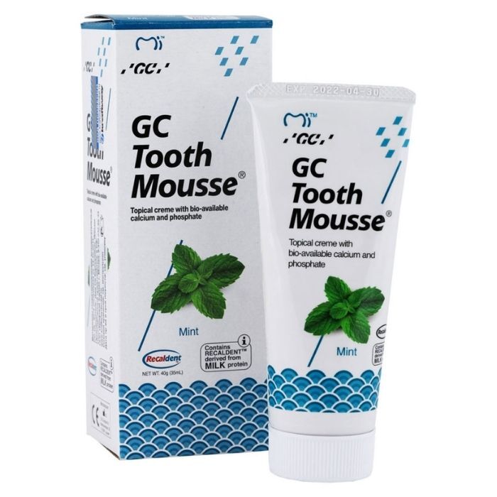 Тусс Мусс (Tooth Mousse), для снижения чувствительности, 40г, Мята, GC