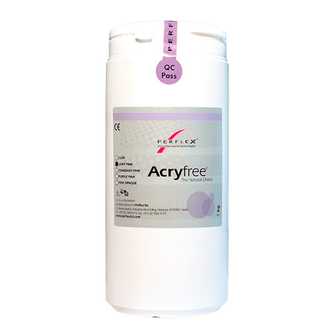 Перфлекс PERFLEX термопластичный материал Acry Free 1кг. розовый (Standard Pink) арт. 33003