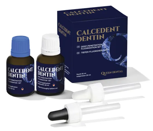 Кальцедент дентин (Calcedent dentin KIT), набор, 20мл+20мл, FP2020CE000, Queen Dental